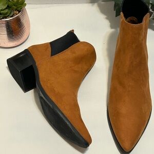 Tan Suede Ankle Boots